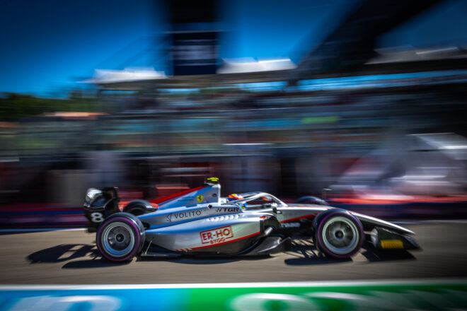 2025年FIA F2第4戦イモラ　ディーノ・ベガノビッチ（ハイテックTGR／フェラーリ育成）　