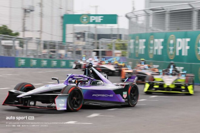 ニッサンが母国初優勝。ローランド、東京で乱戦制しポール・トゥ・ウイン【フォーミュラE第9戦決勝】