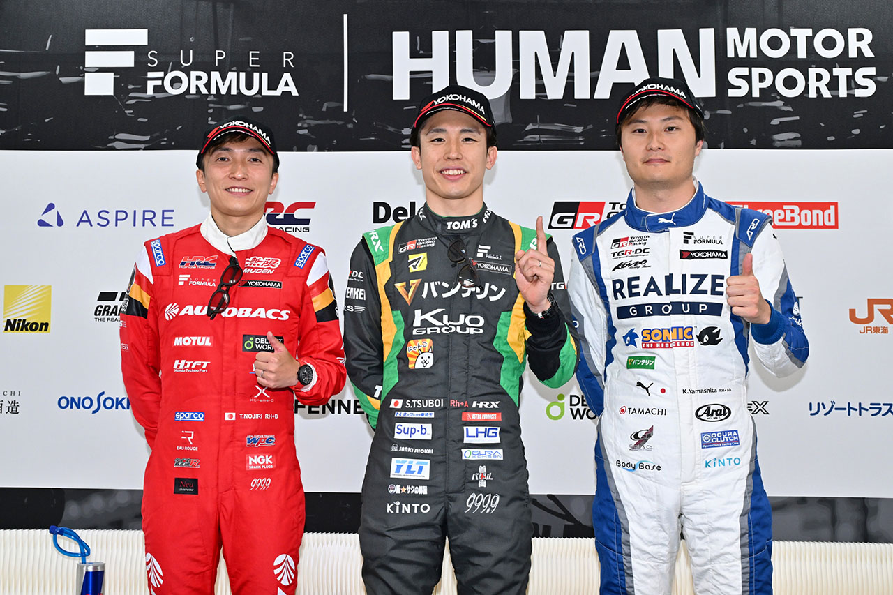 ライバルの連勝を止めた坪井「流れが変わったかも」。2位野尻が