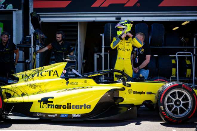 2025年FIA F2第5戦モンテカルロ　レオナルド・フォルナローリ（インビクタ・レーシング）
