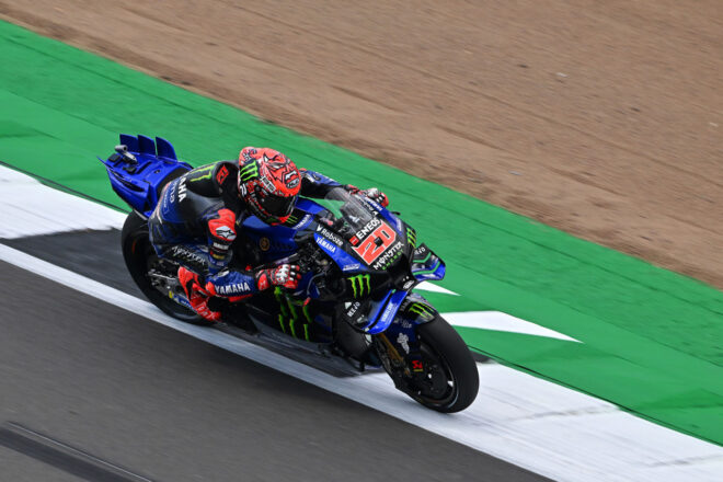 ヤマハ機3台がトップ10入り「新型エアロはある程度効果あり」と2番手クアルタラロ／第7戦イギリスGP