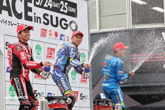 0.004差で中須賀が野左根との激戦を制しヤマハ今季初優勝／2025全日本ロード第2戦SUGO JSB1000 レース1