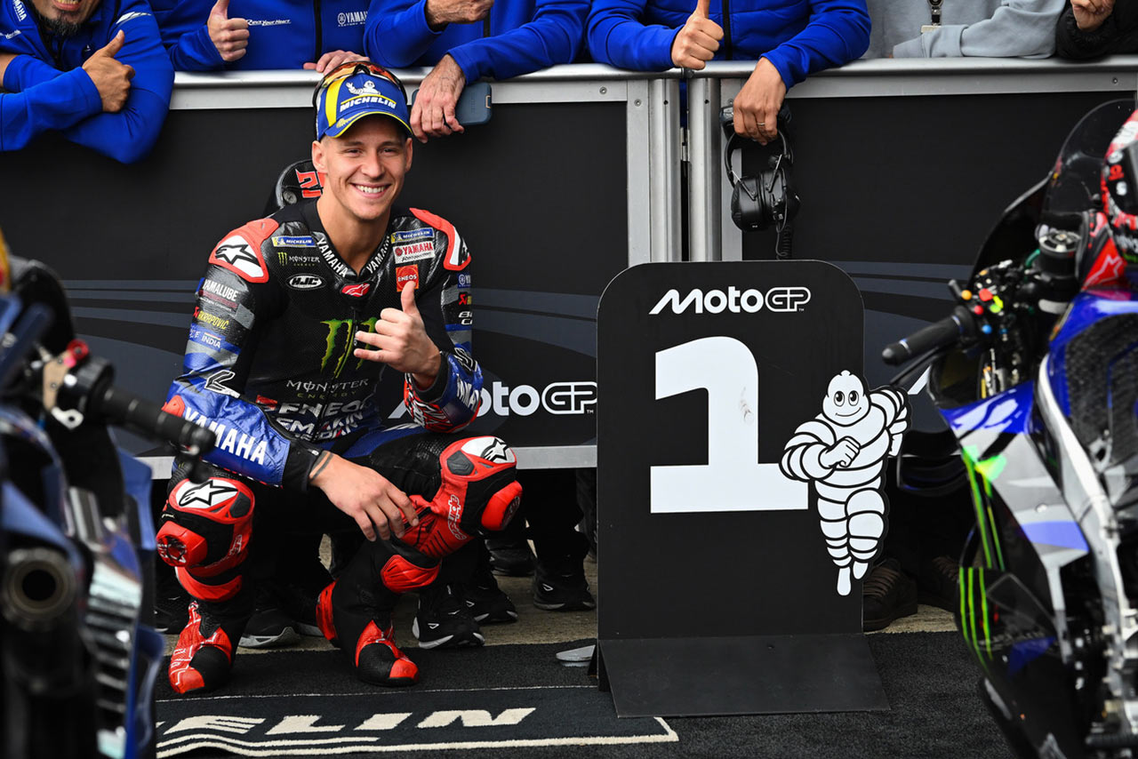 クアルタラロ、3戦連続ポールもレースは「リヤタイヤに手間取った」／第7戦イギリスGP スプリント