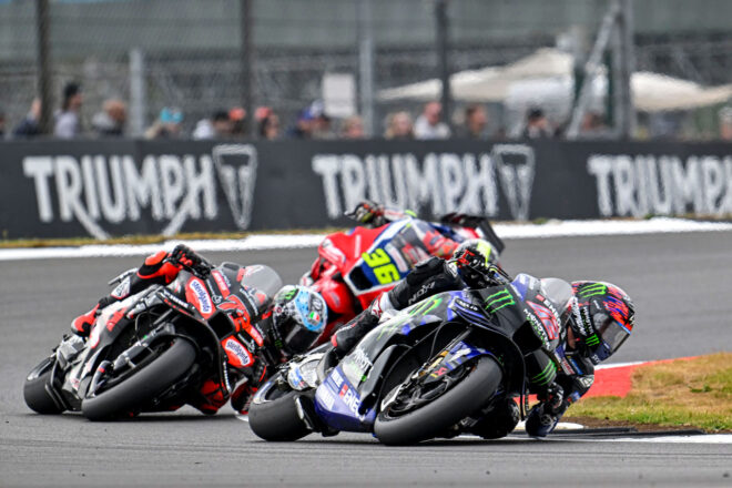 クアルタラロ、3戦連続ポールもレースは「リヤタイヤに手間取った」／第7戦イギリスGP スプリント