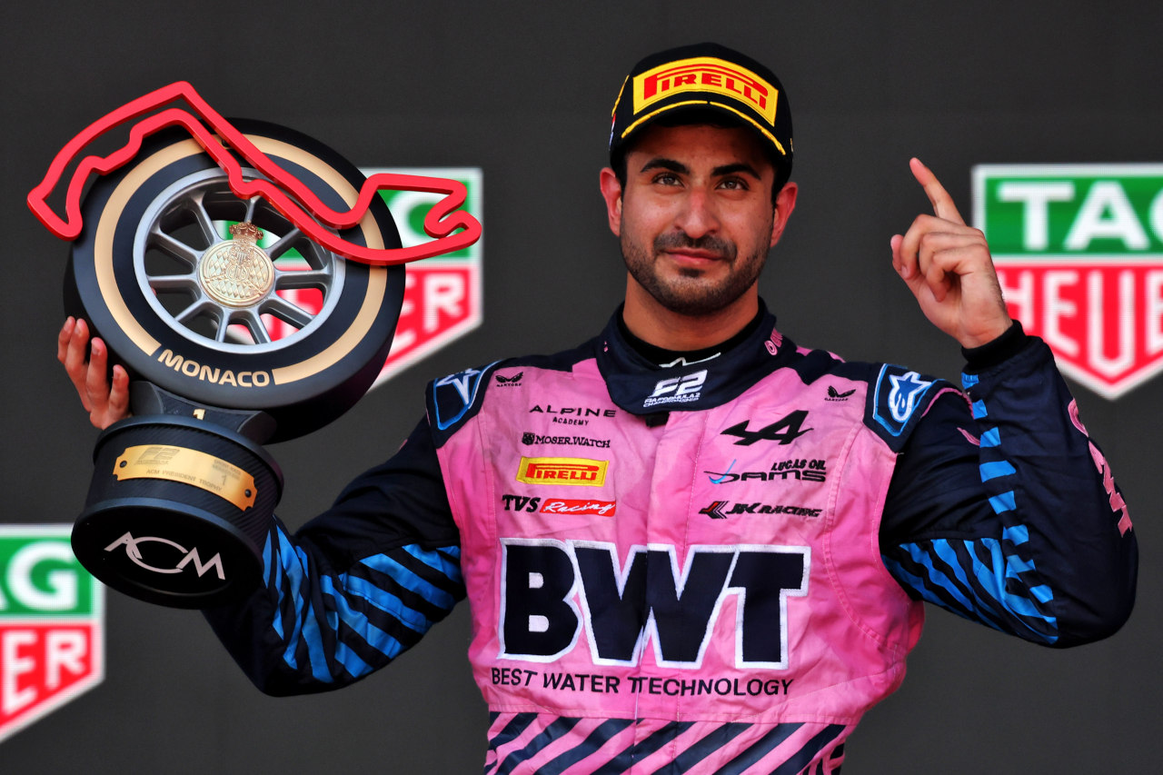 2025年FIA F2第5戦モンテカルロ　クッシュ・マイニ（ダムス・ルーカスオイル／アルピーヌ育成）