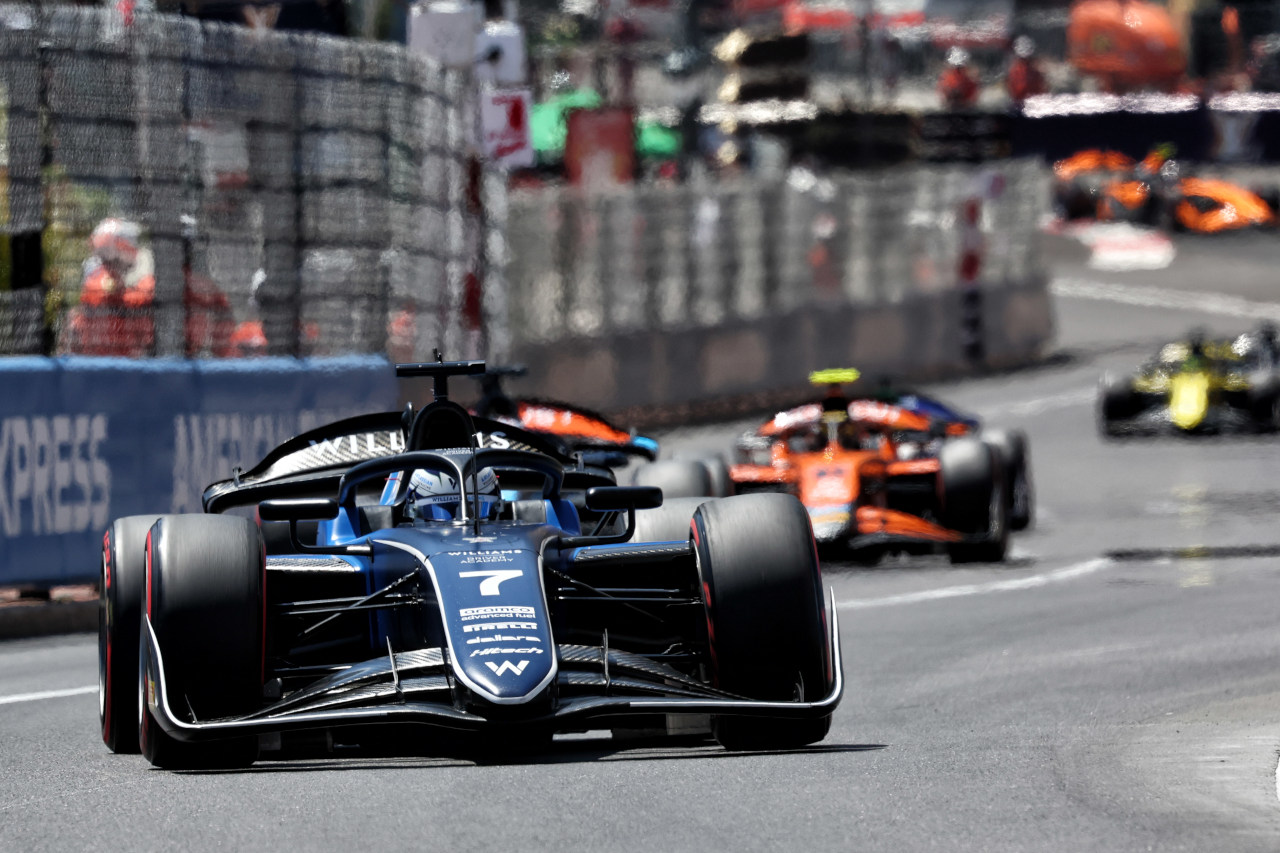 2025年FIA F2第5戦モンテカルロ　ルーク・ブラウニング（ハイテックTGR／ウイリアムズ育成）