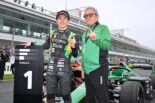 坪井翔と舘信秀監督（VANTELIN TEAM TOM’S）
