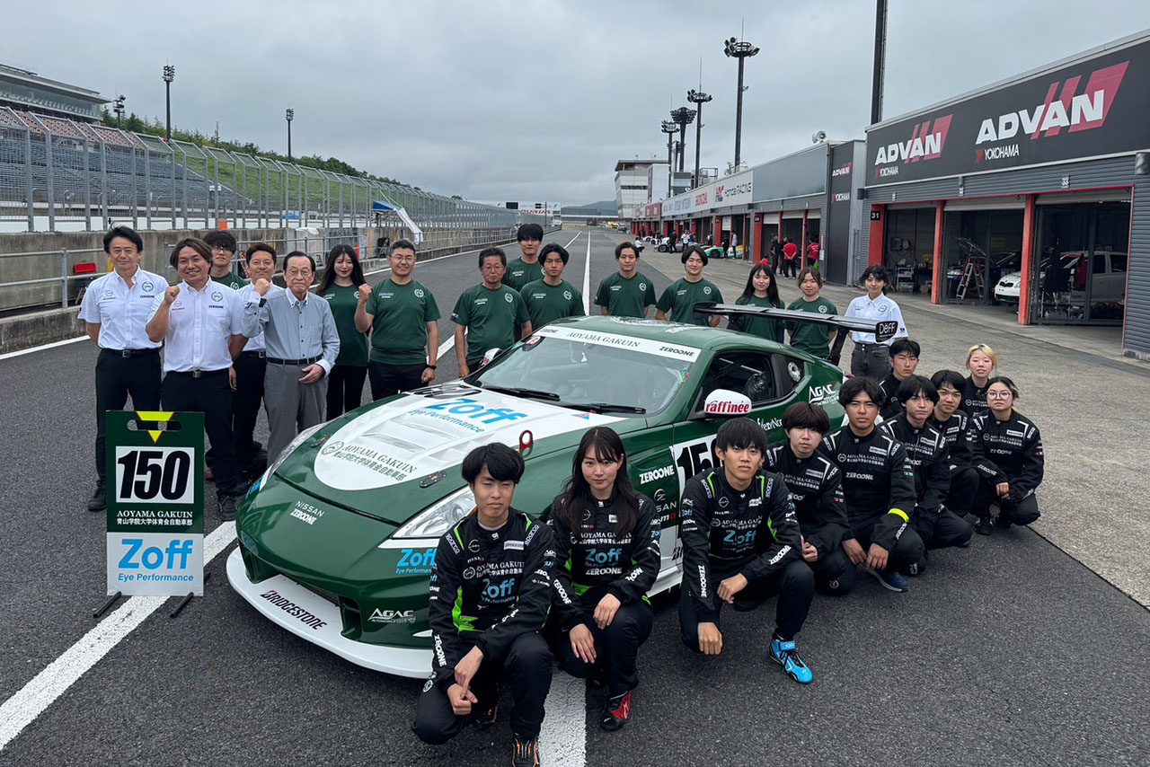 青山学院大学自動車部、TEAM ZEROONEとの富士24時間参戦計画に進展。学生主体でのもてぎJoy耐完走を報告