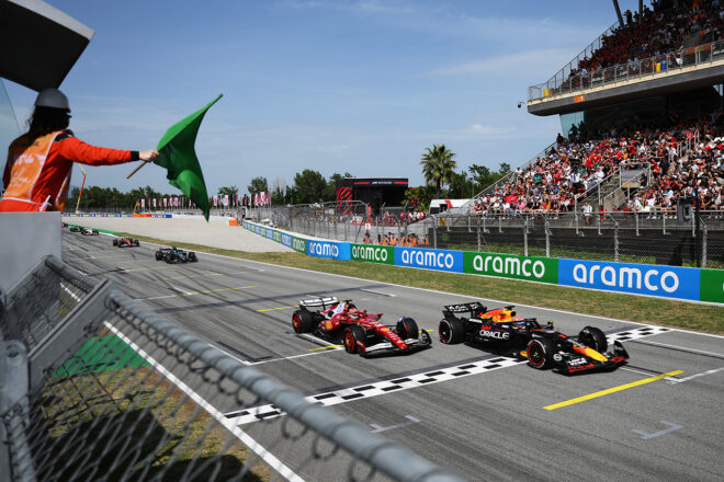 2025年F1第9戦スペインGP　リスタートの瞬間