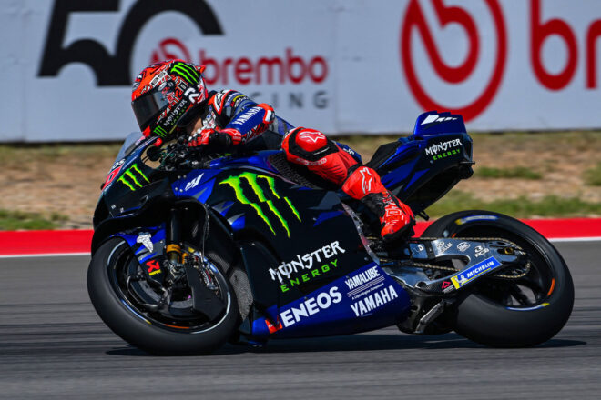 リンス初日午前で4番手発進も午後はヤマハ全体が下位に「ソフトタイヤで大苦戦」／第8戦アラゴンGP