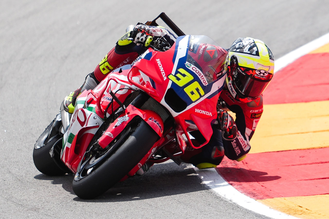 片翼で挑むホンダ。実質3番手発進に「トップ5は現実的な目標」とミル／第8戦アラゴンGP