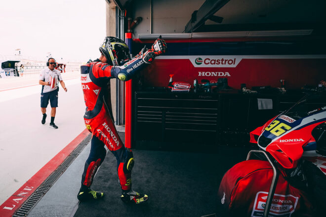 片翼で挑むホンダ。実質3番手発進に「トップ5は現実的な目標」とミル／第8戦アラゴンGP