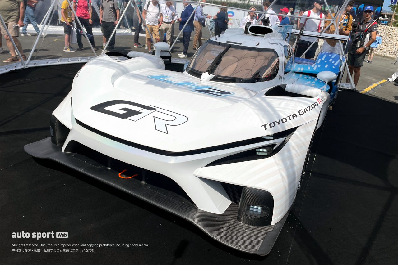 トヨタ、液体水素で走るプロトタイプ『GR LH2 Racing Concept』をル・マンで初公開