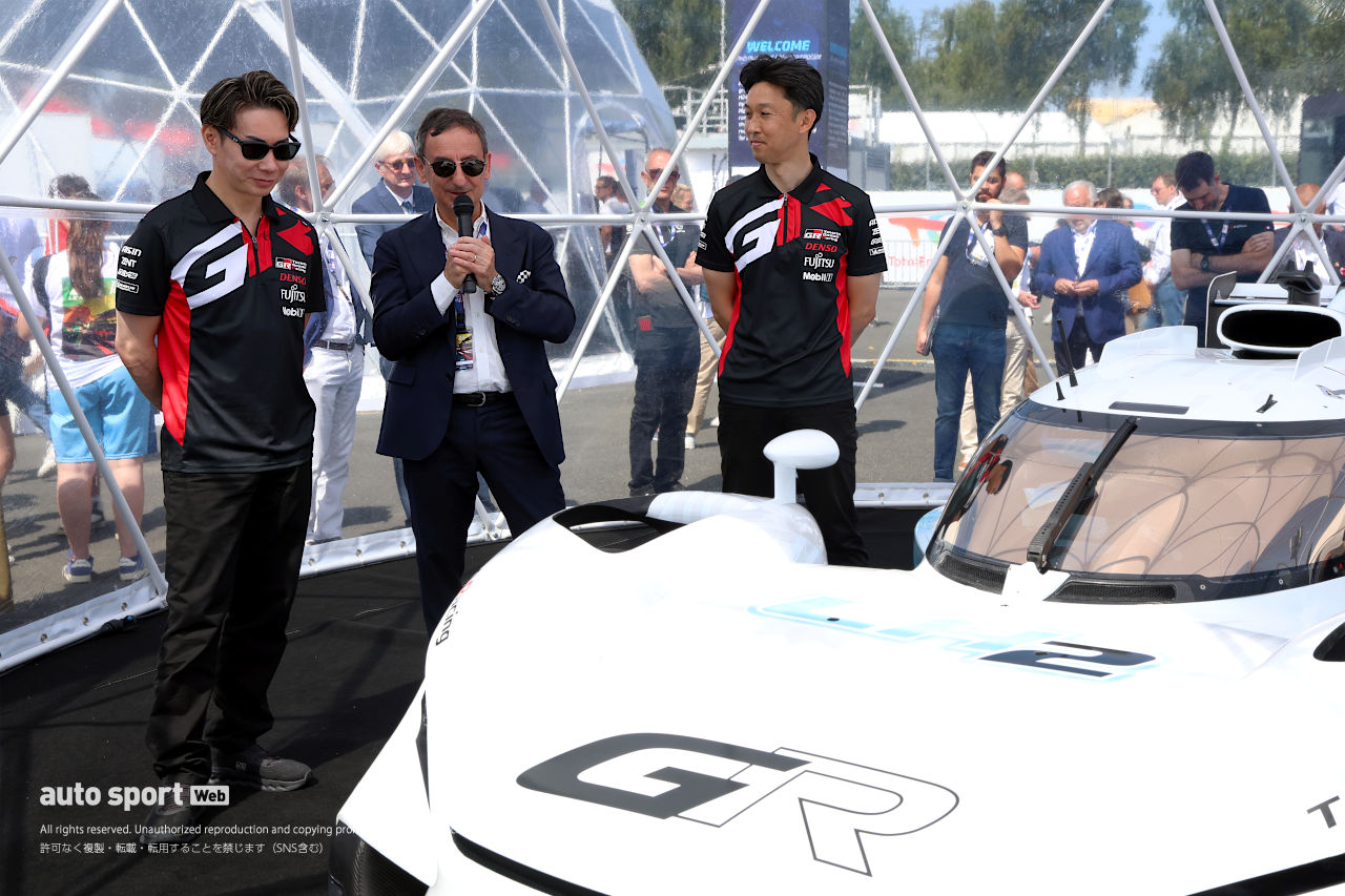 トヨタ、液体水素で走るプロトタイプ『GR LH2 Racing Concept』をル・マンで初公開