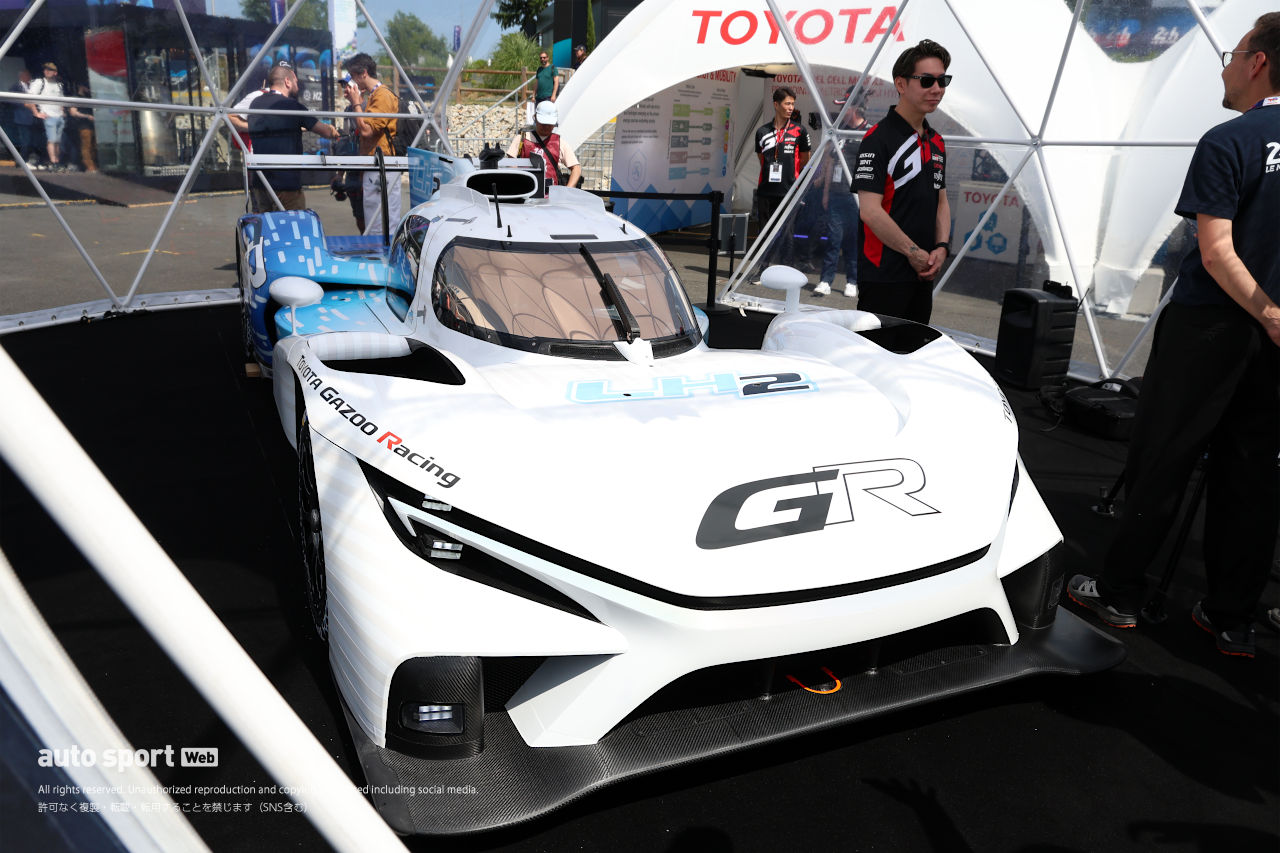 トヨタ、液体水素で走るプロトタイプ『GR LH2 Racing Concept』をル・マンで初公開
