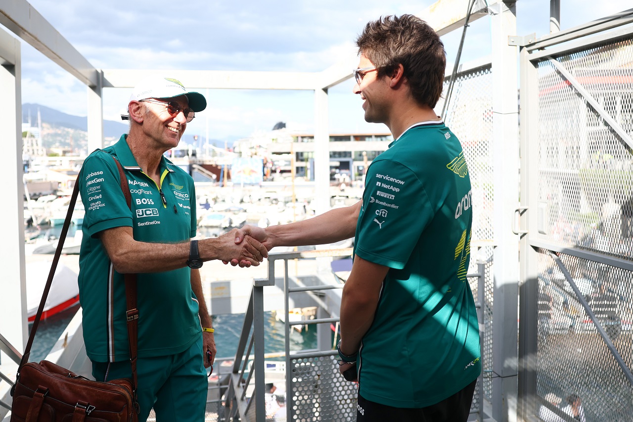 エイドリアン・ニューウェイとランス・ストロール（アストンマーティン）