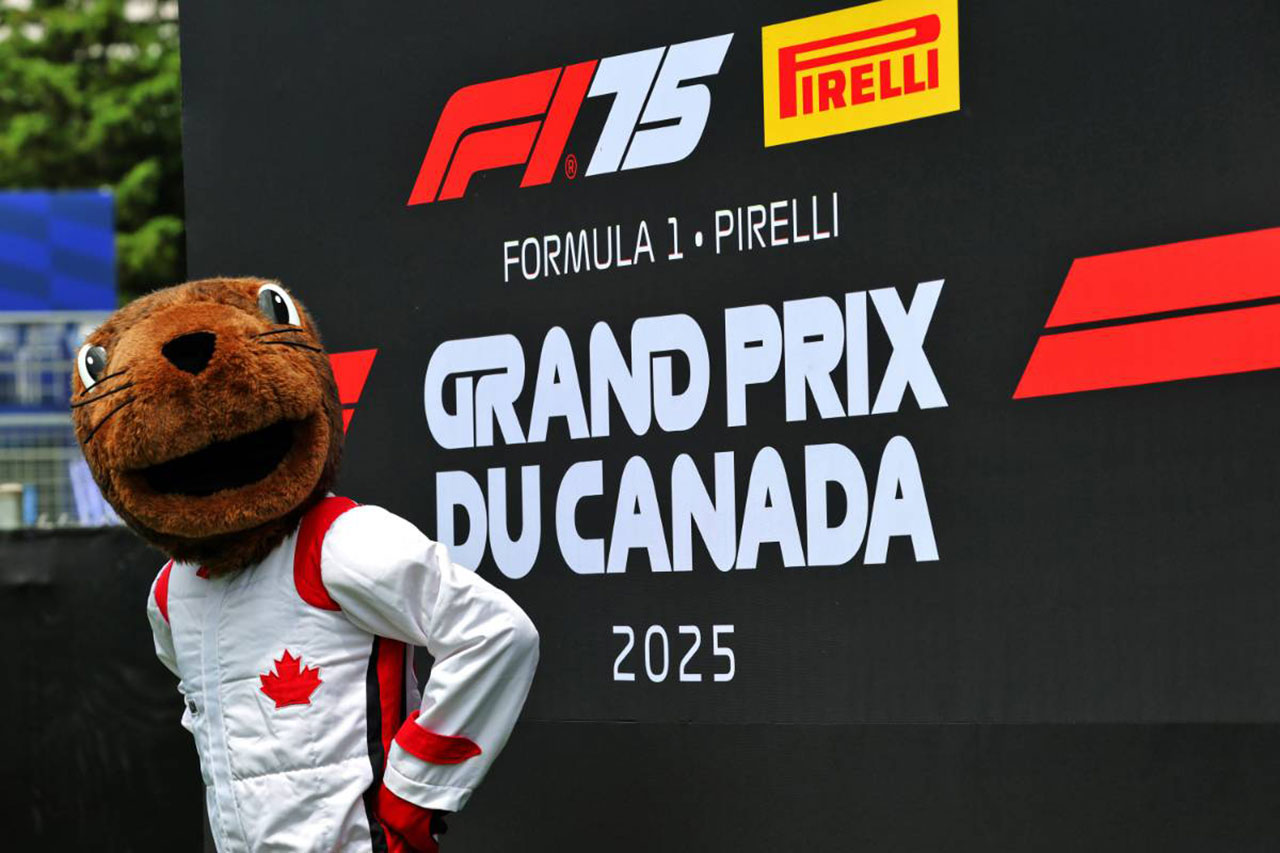 2025年F1第10戦カナダGP ウッドチャックのゆるキャラ