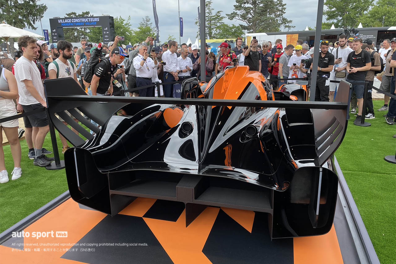 マクラーレン、ル・マンで新型LMDhマシンを公開。2027年にWECデビュー予定