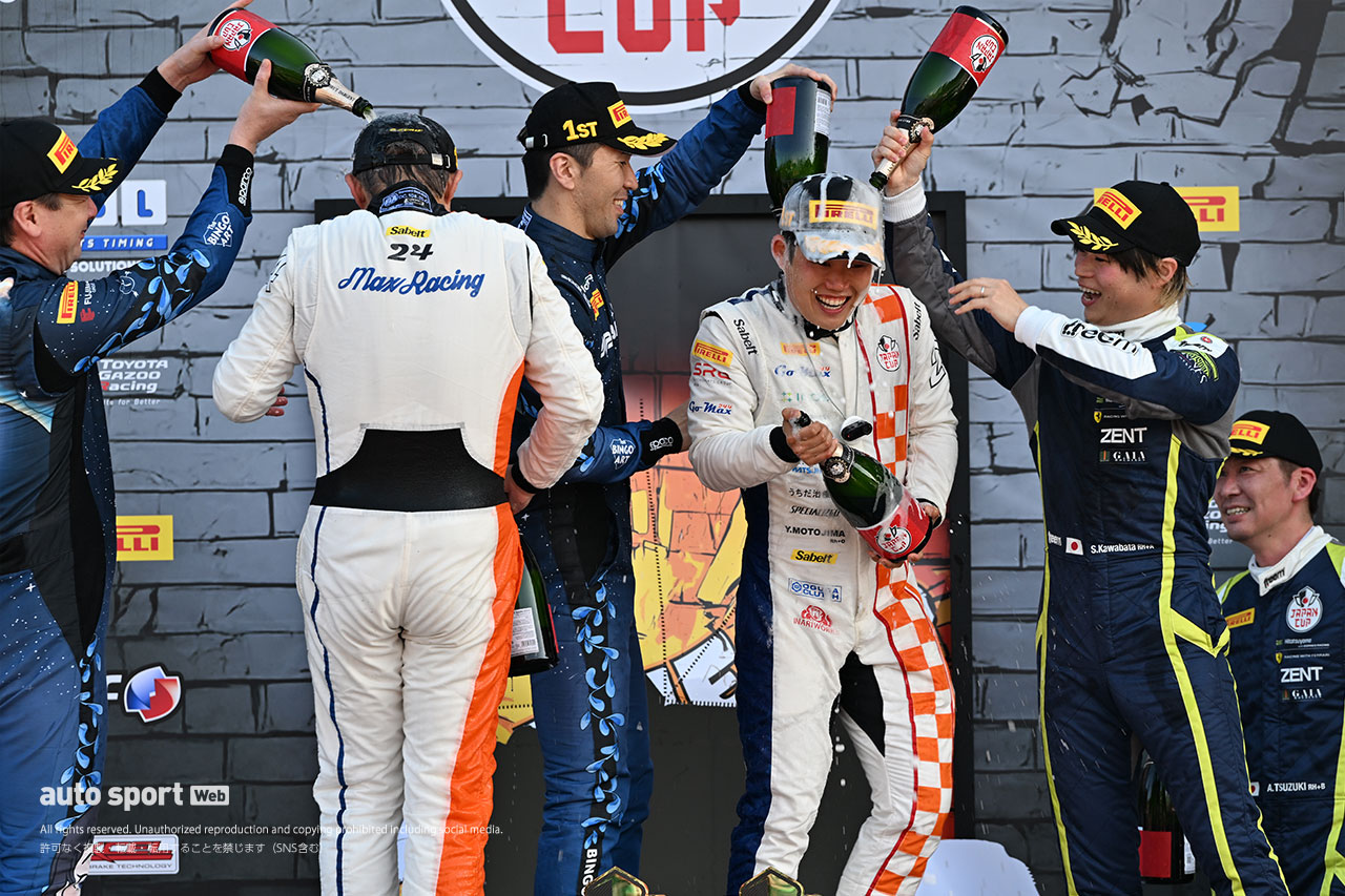 SROジャパンカップ第1ラウンドSUGOはレース1はBINGO RACING with LM corsaが、レース2はMax Racingが制す