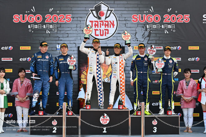 SROジャパンカップ第1ラウンドSUGOはレース1はBINGO RACING with LM corsaが、レース2はMax Racingが制す