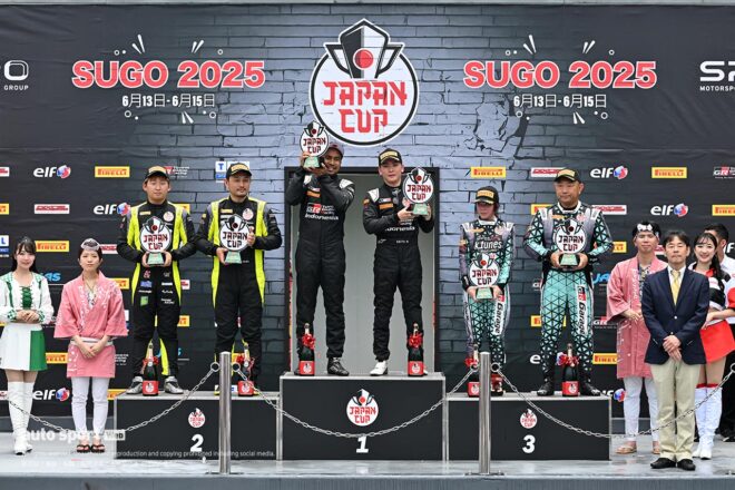 SROジャパンカップ第1ラウンドSUGOはレース1はBINGO RACING with LM corsaが、レース2はMax Racingが制す