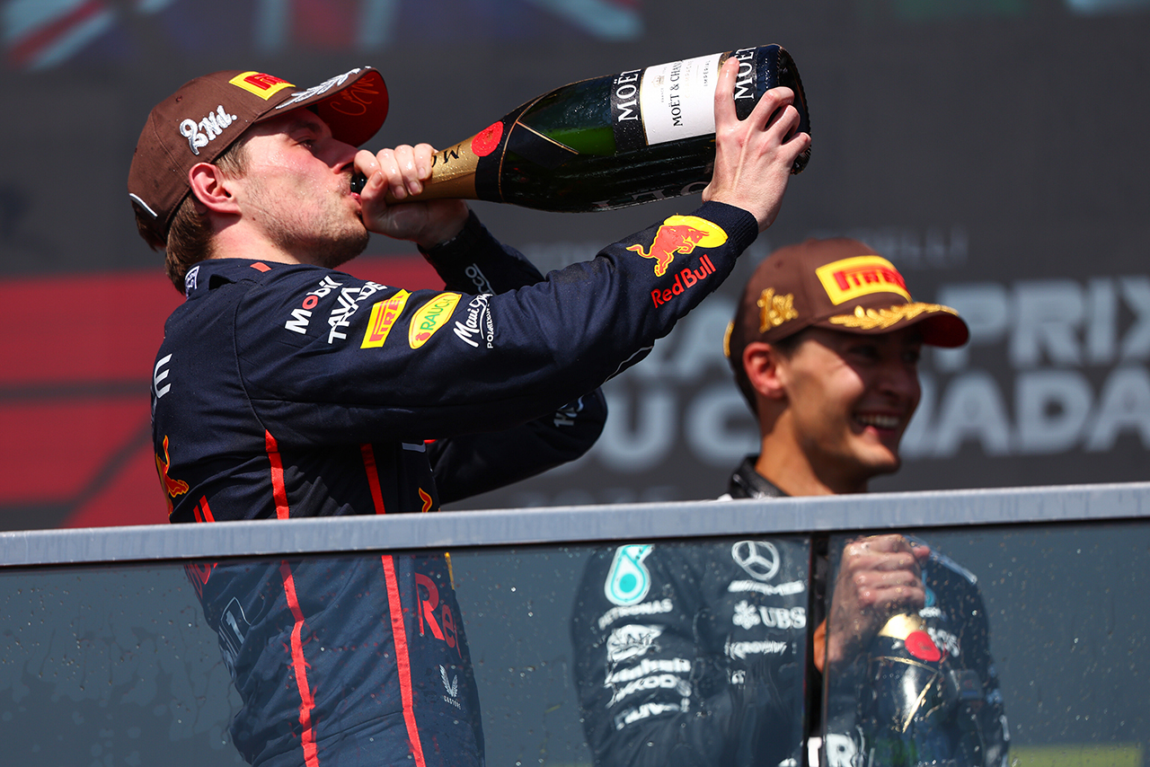 2位のマックス・フェルスタッペン（レッドブル）