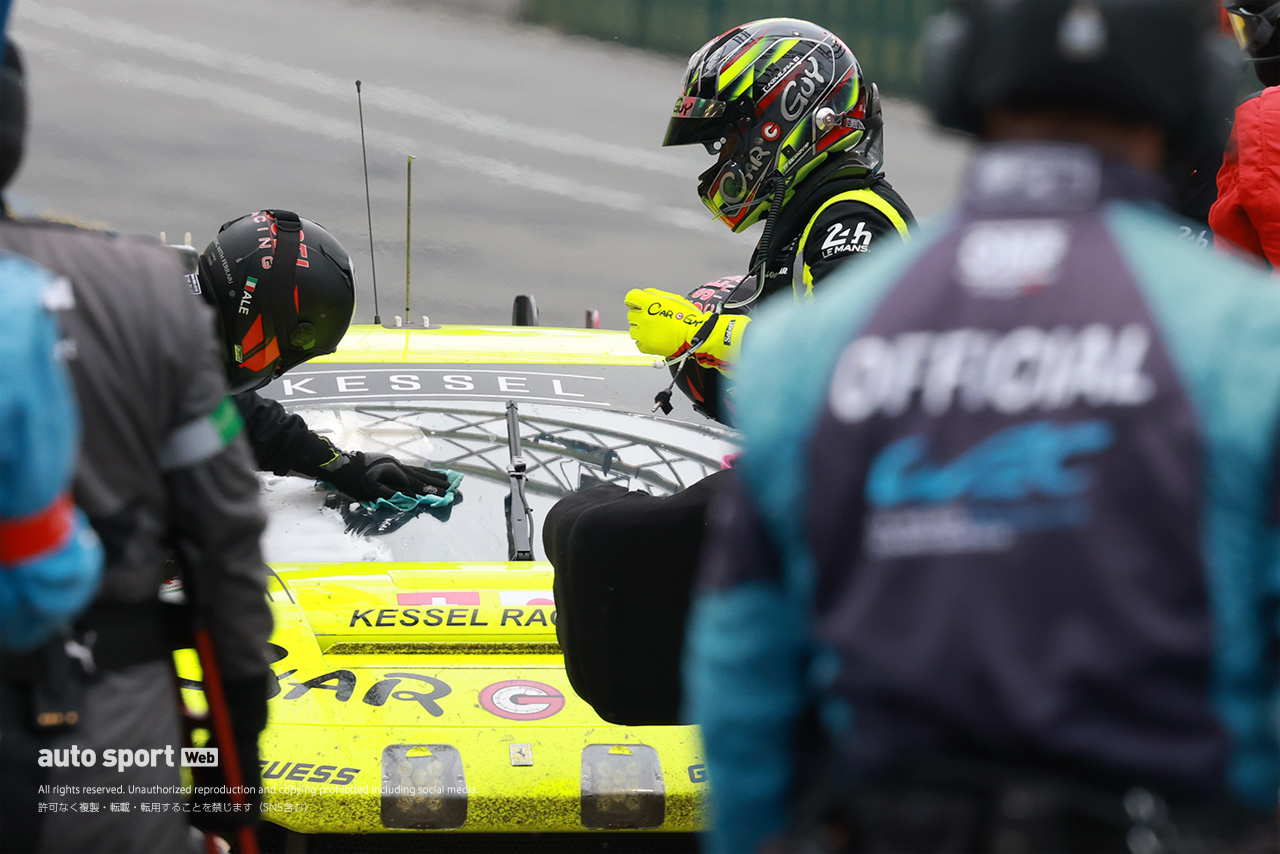 57号車フェラーリ296 LMGT3（ケッセル・レーシング）の木村武史