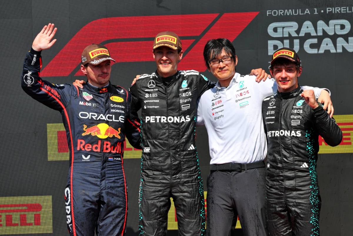 2025年F1第10戦カナダGP表彰式