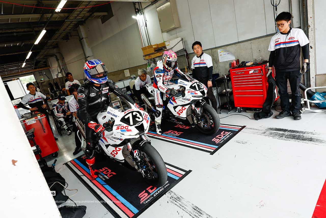SDG HARC-PRO.の國井勇輝がハイペースで走行「Moto2で抱えている課題が分かったかもしれない」／鈴鹿8耐合同テスト