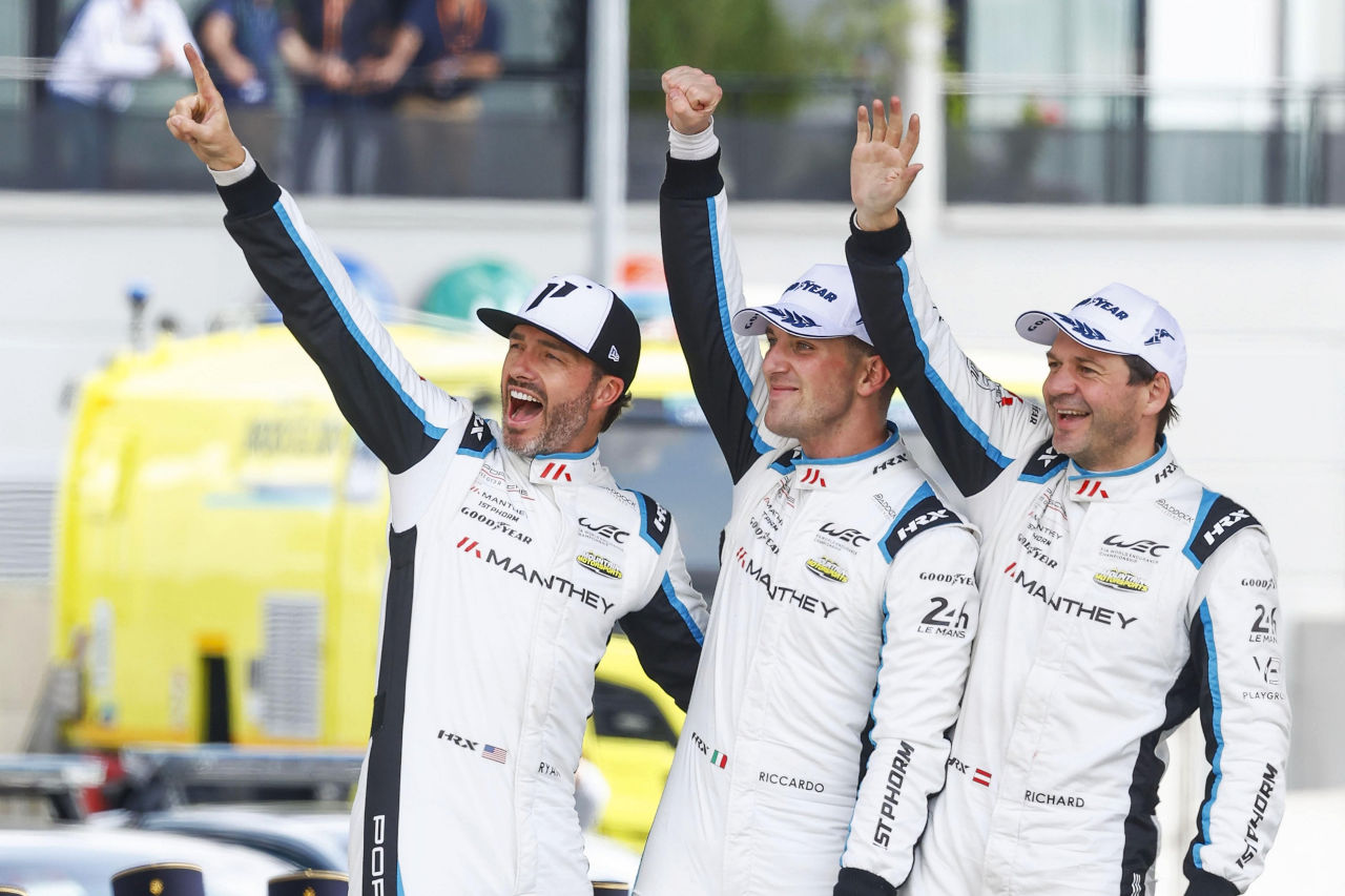 引退を考えていた41歳がル・マンで連覇達成。GTクラス6勝目のリヒャルト・リエツ「オファーをくれたマンタイに感謝」