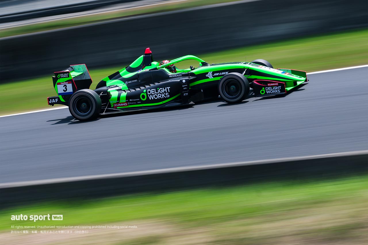 全日本スーパーフォーミュラ・ライツ選手権第3大会岡山は野村勇斗がダブルポール獲得。第8戦では2番手に三井優介がつける