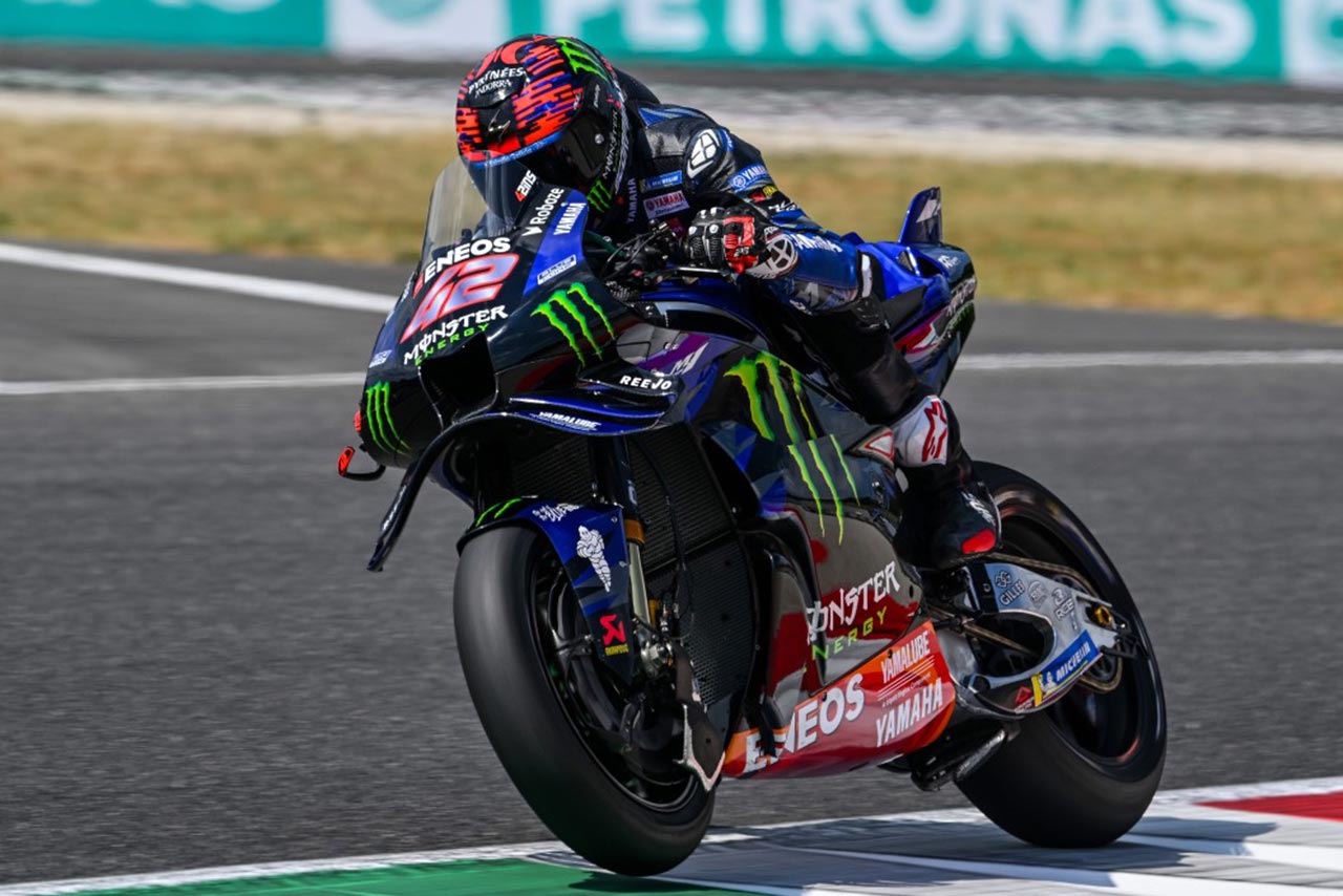 クアルタラロ、転倒で肩脱臼するも初日5番手「午前中はマシンに苦戦」のリンスも予選Q2発進／第9戦イタリアGP