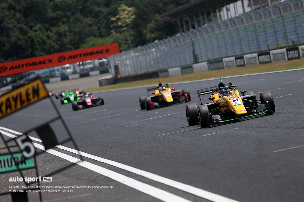 全日本スーパーフォーミュラ・ライツ選手権第3大会岡山　第7戦は野村勇斗がポール・トゥ・ウインでライツ初優勝