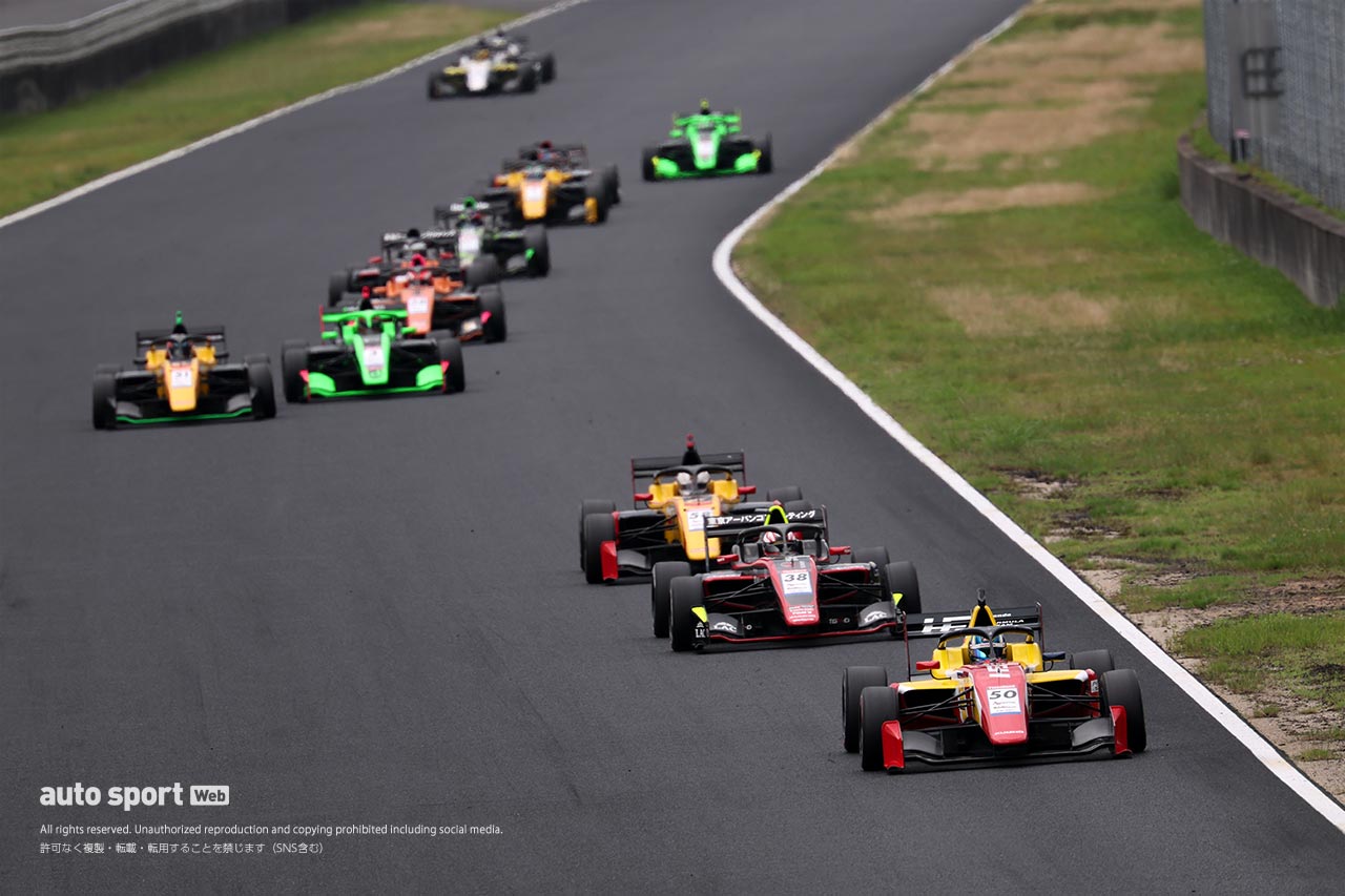 全日本スーパーフォーミュラ・ライツ選手権第3大会岡山は野村勇斗が3連勝。ランキングで佐野雄城に並ぶ
