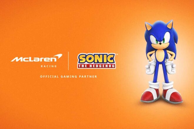 マクラーレンとソニックが約30年ぶりの再会。セガがオフィシャル・ゲーミング・パートナーに就任