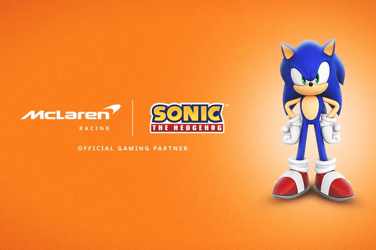マクラーレンとソニックが約30年ぶりの再会。セガがオフィシャル・ゲーミング・パートナーに就任