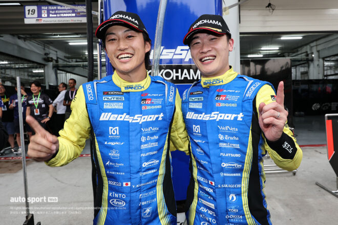 国本雄資と阪口晴南（WedsSport ADVAN GR Supra）