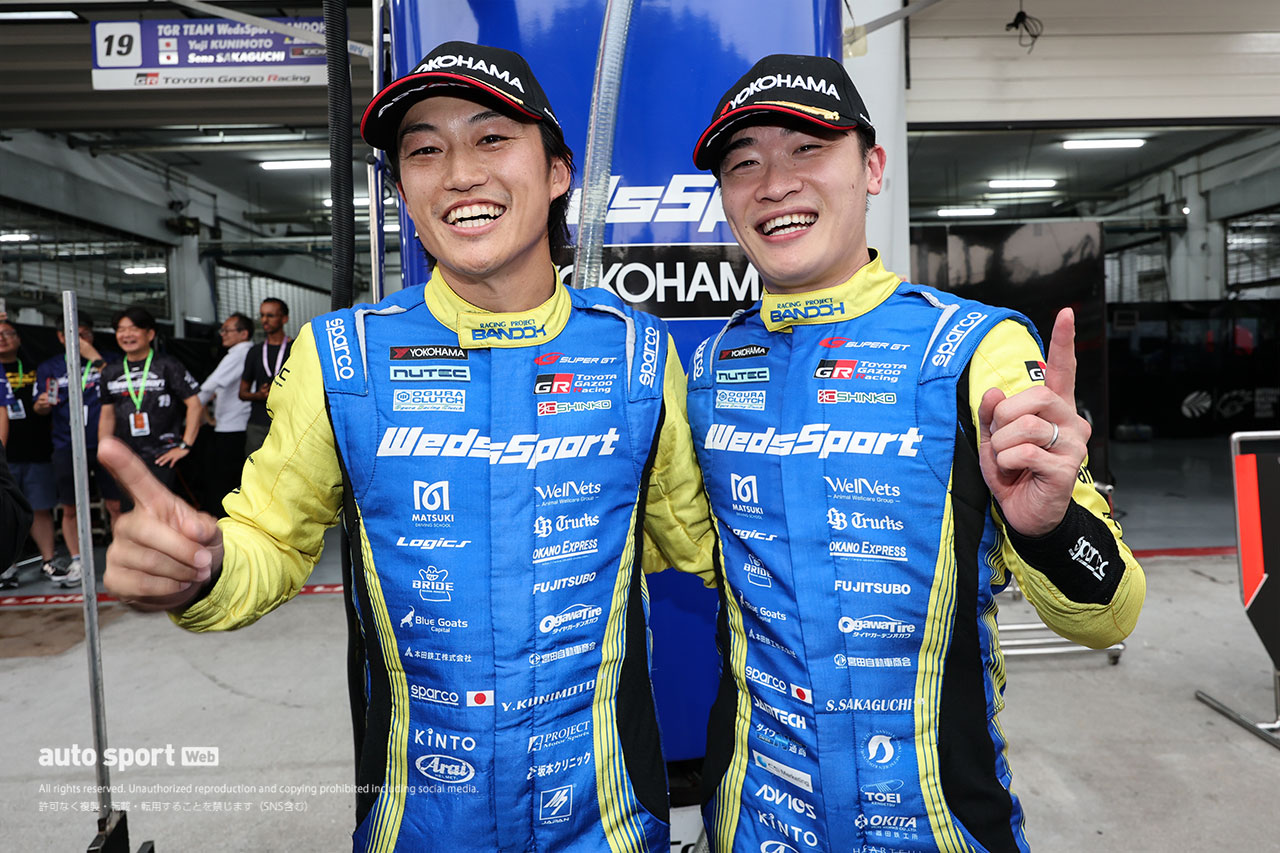 国本雄資と阪口晴南（WedsSport ADVAN GR Supra）