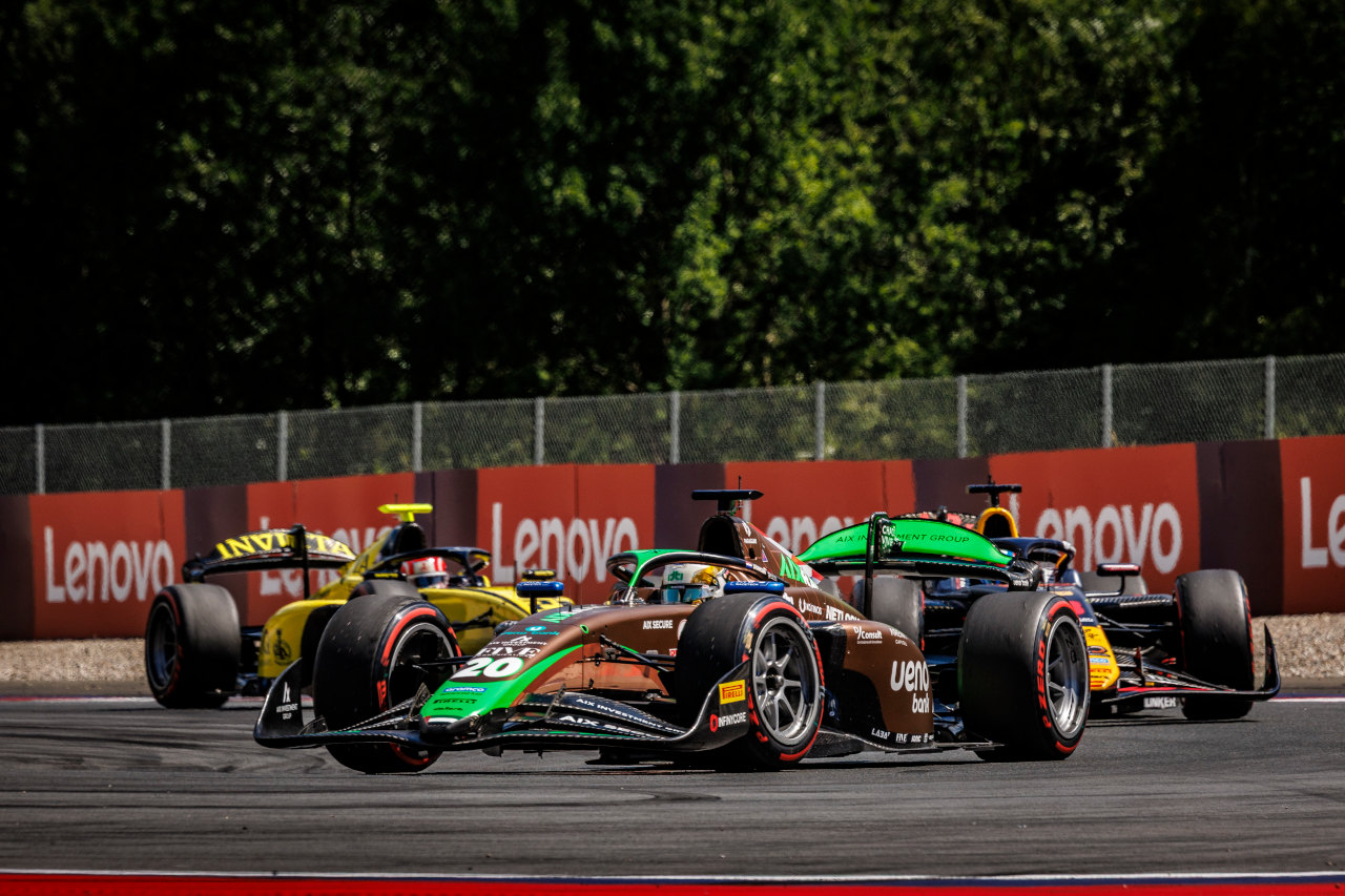 2025年FIA F2第7戦シュピールベルク　ジョシュア・デュルクセン（AIXレーシング）