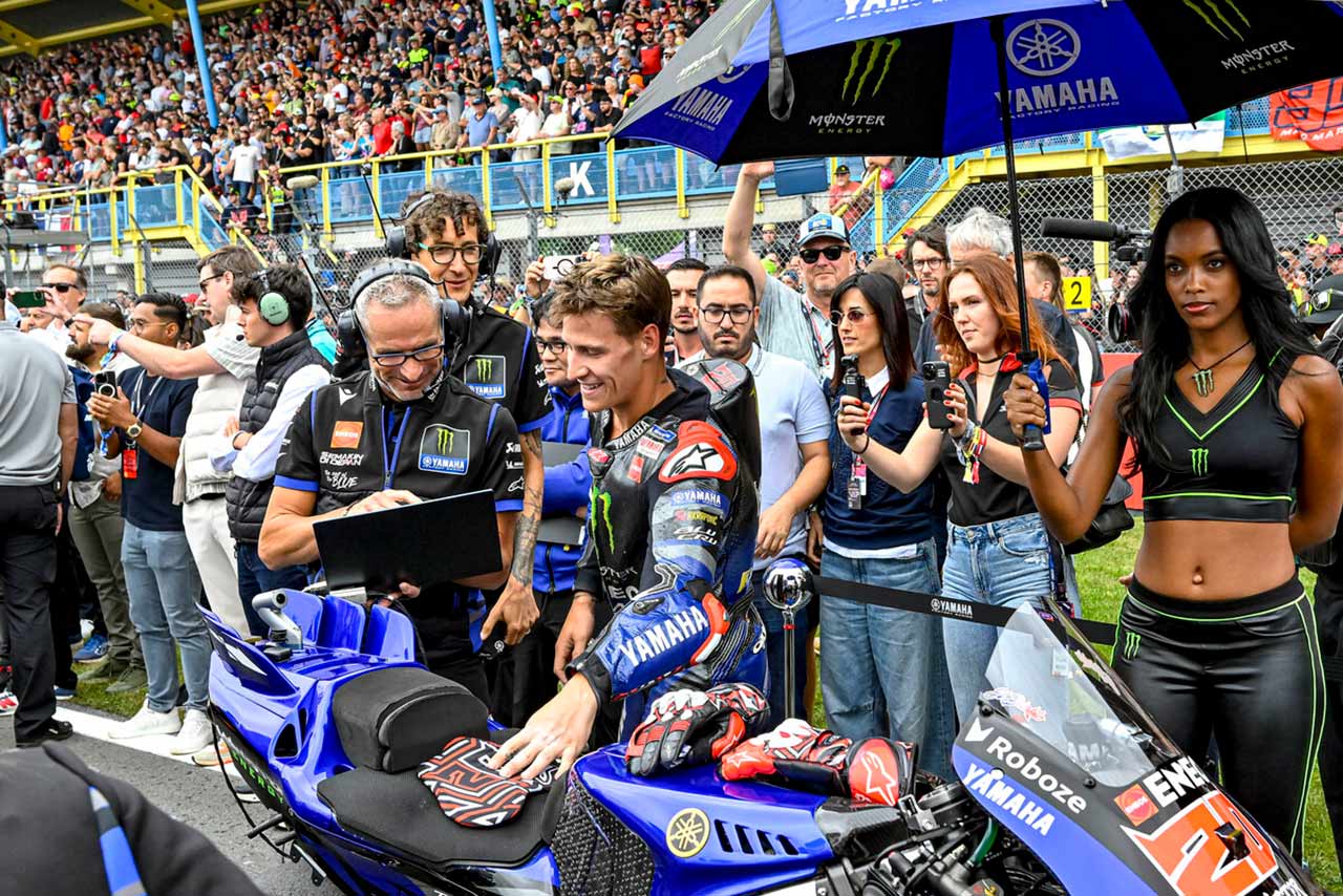 クアルタラロ、ポール獲得も転倒リタイア。前輪ユーズドの理由は「決勝が曇りの場合に備えて」とリンス／第10戦オランダGP