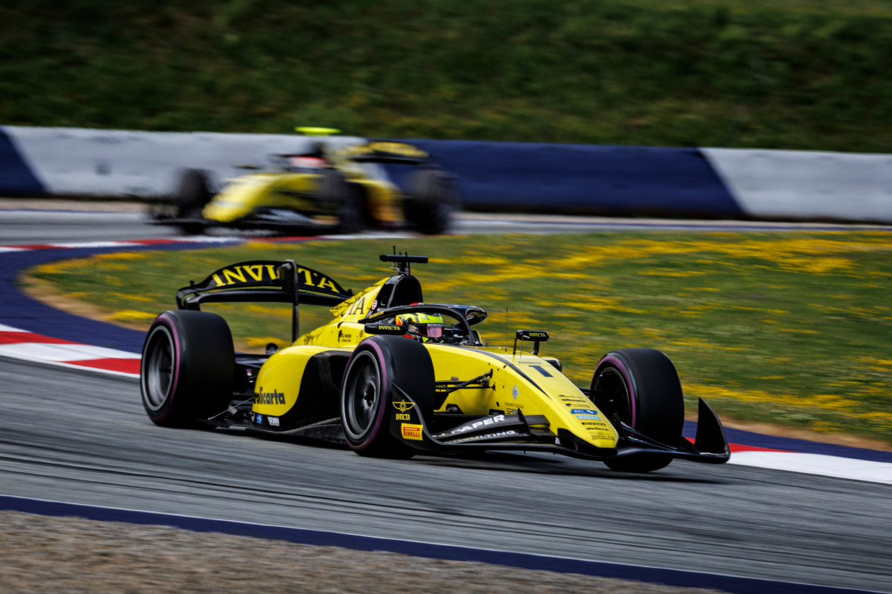 2025年FIA F2第7戦シュピールベルク　レオナルド・フォルナローリ（インビクタ・レーシング）