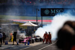 2025年FIA F2第7戦シュピールベルク　オープニングラップ後のピットレーンの様子