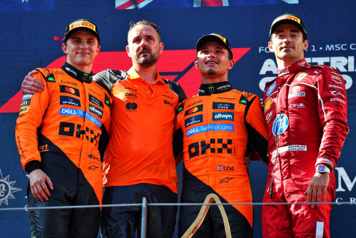 2025年F1第11戦オーストリアGP　表彰式