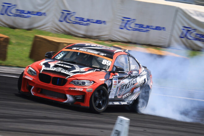 開幕大会に続き目桑が第3戦で追走3連勝。第4戦は松山が今季初優勝を果たす／D1GP筑波