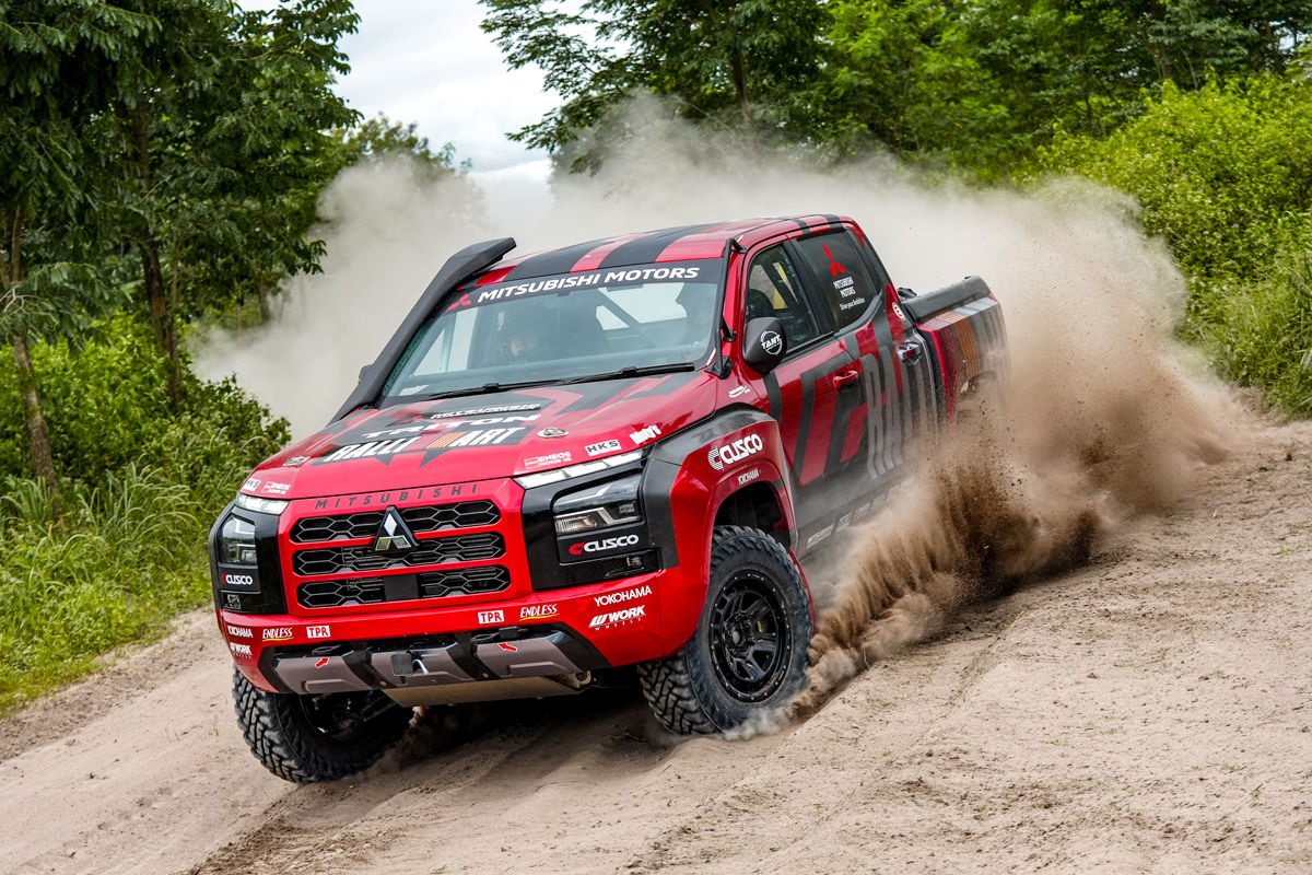 目指すは3年ぶりの総合優勝。チーム三菱ラリーアートがアジアクロスカントリーラリー2025参戦体制を発表