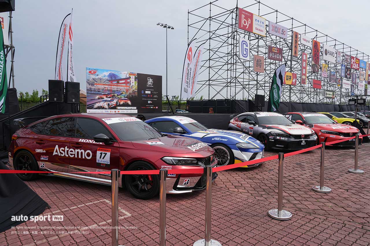 マレーシア・セパンに日本語看板やJDMカスタムカーがズラリ。スーパーGT第3戦で『日本祭り』が盛り上がる