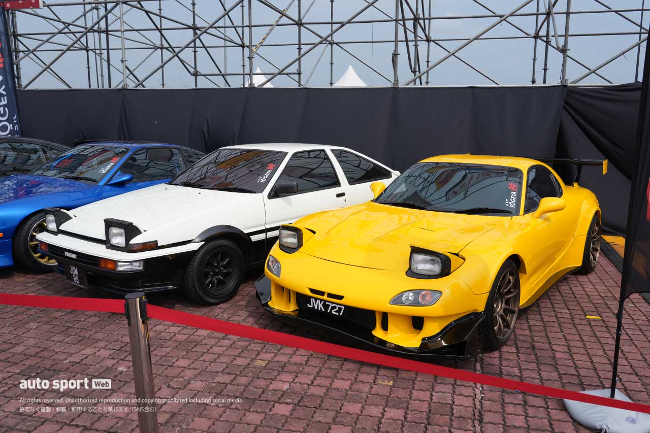マレーシア・セパンに日本語看板やJDMカスタムカーがズラリ。スーパーGT第3戦で『日本祭り』が盛り上がる