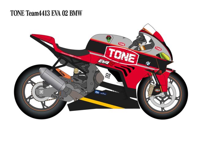 TONE Team4413がエヴァンゲリオンとコラボ。鈴鹿8耐に星野知也、吉田愛乃助、レアンドロ・メルカドを起用
