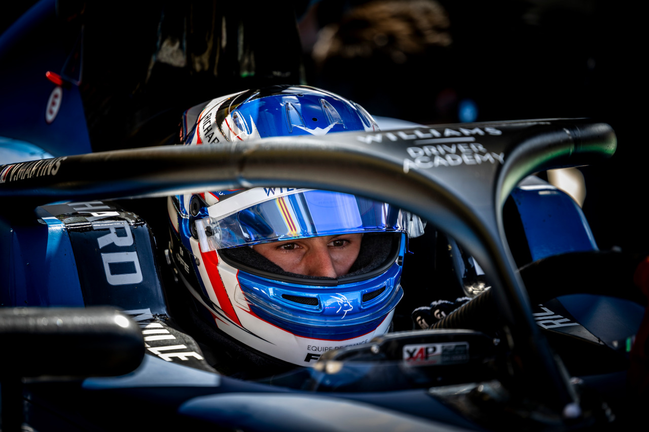 2025年FIA F2第8戦シルバーストン　ビクトール・マルタンス（ARTグランプリ／ウイリアムズ育成）