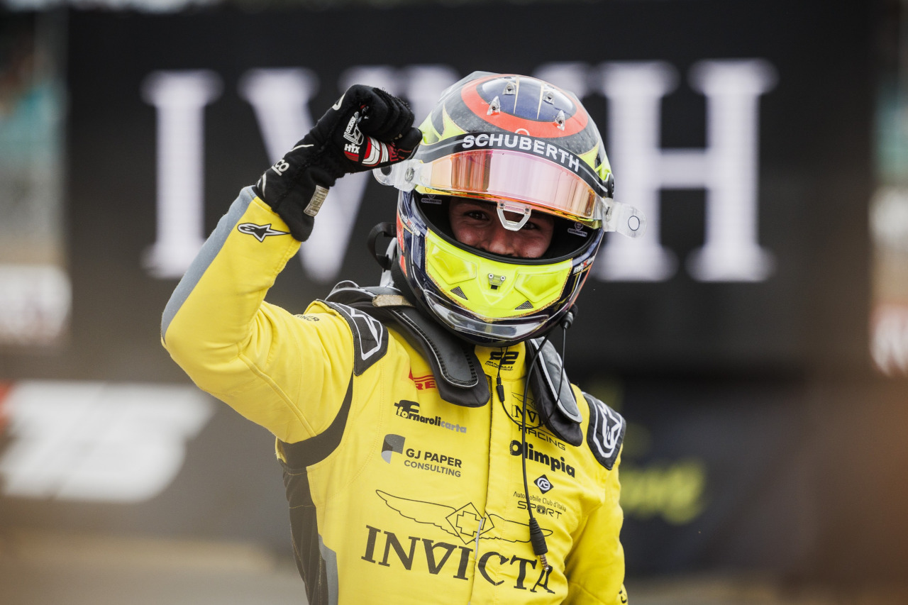 2025年FIA F2第8戦シルバーストン　レオナルド・フォルナローリ（インビクタ・レーシング）